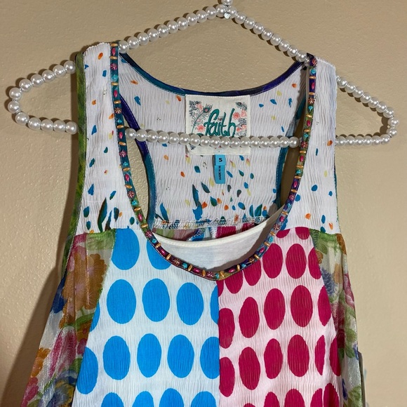 Faith Pool Party “Wyndha” tunic size small - Picture 4 of 6